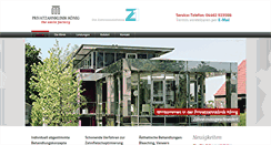 Desktop Screenshot of privatzahnklinik-koenig.de